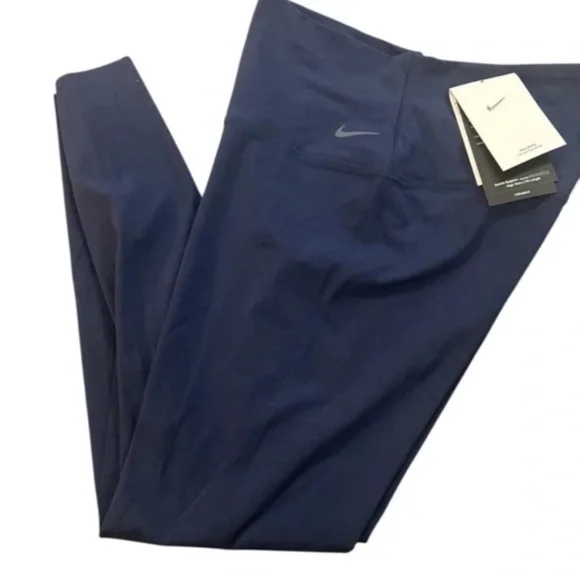 Nike Pants - New Nike Zenvy Women's High-Waisted 7/8 Leggings XS Navy DQ6015-410 Retail $100